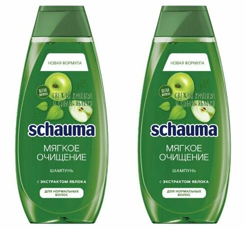 Schauma Шампунь для волос Мягкое очищение, 370 мл, 2 шт
