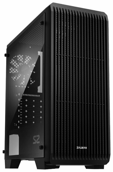 Корпус Zalman S2 TG ATX Mid Tower PC Case, 120mm fan x3, T/G