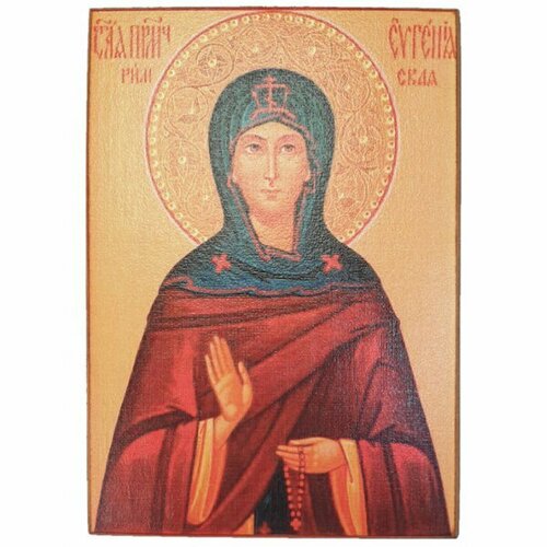 Икона Евгения Римская (копия старинной), арт STO-22