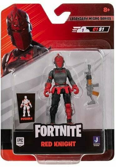 Микрофигурка героя FORTNITE RED KNIGHT 6.5 см с аксессуарами JAZWARES FNT0946