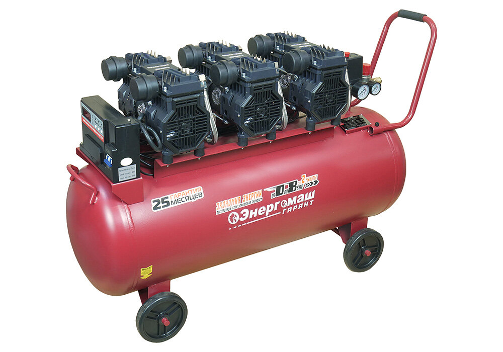 фото Компрессор безмасляный Энергомаш гарант ВК1-100БМБ
