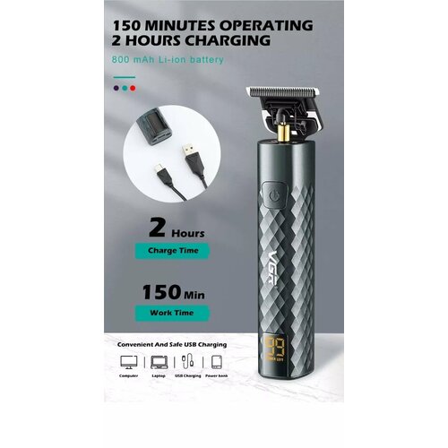 Триммер для стрижки волос триммер для бороды и окантовки VGR V-077 260700₽