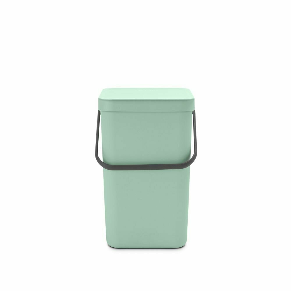 Ведро для мусора 25 л Brabantia Sort & Go мятно-голубой - фото №2