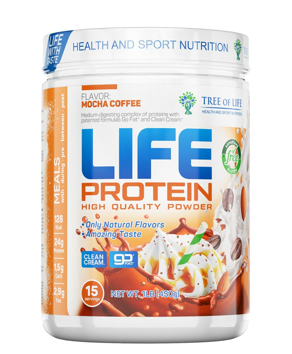 Tree of Life LIFE Protein 450 г Mocha Coffee