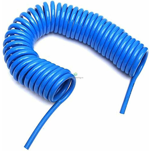 SPA12EHF10X12X15 MEBRA - Трубка спиральная полиамидная 12 мм, 15 м, синяя pa6x8a100 mebra трубка полиамидная 8 мм синяя