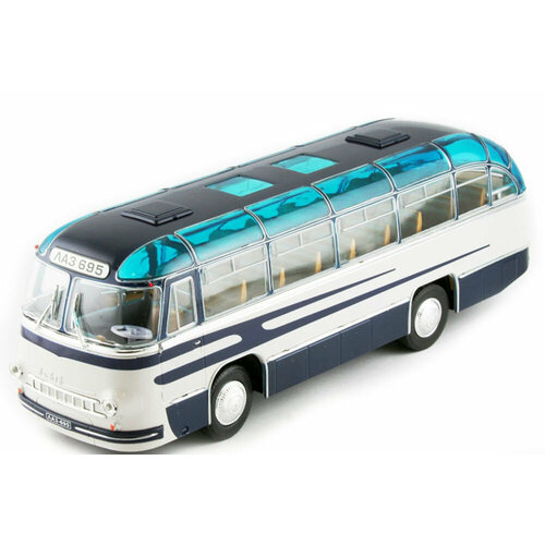 LAZ-695 suburban 1956-2010 grey/blue (ussr russian) | ЛАЗ-695 пригородный
