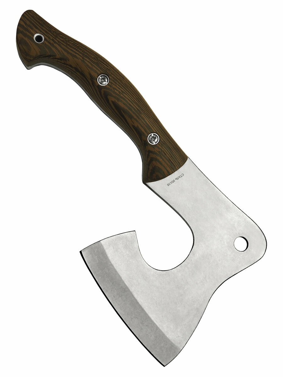 Топорик туристический Витязь B813-03K (Виконт), сталь 95Х18, рукоять венге — фото 1