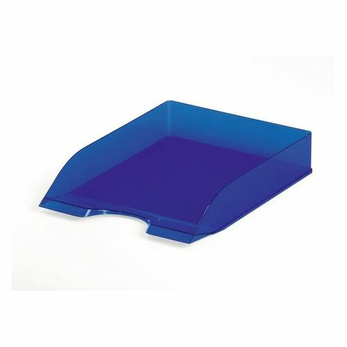 фото Лоток горизонтальный Durable Tray Basic 337x253x63, пластик, прозрачный / фиолетовый [1701673992]
