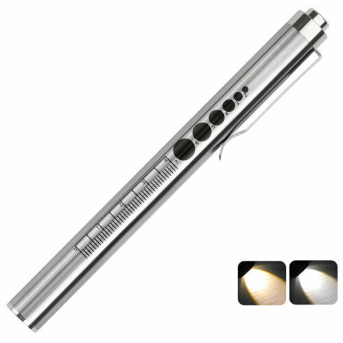 фото Фонарик mypads диагностический тонкий фонарь 2 режима свечения