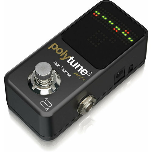 Тюнер TC ELECTRONIC Polytune 3 Noir гитарный тюнер tc electronic polytune 3 mini