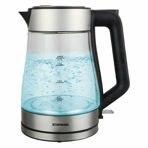 Чайник электрический StarWind SKG5032 2200Вт черный 218200₽