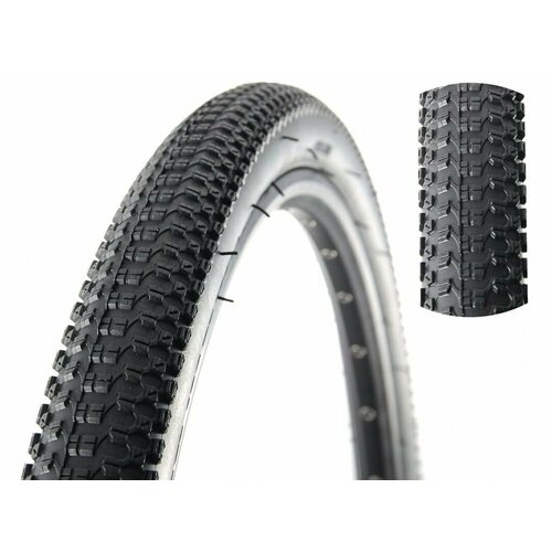 фото Покрышка велосипедная wd 26" x 2.35" внедорожная цвет чёрный tech team p1226(26x2.35) techteam