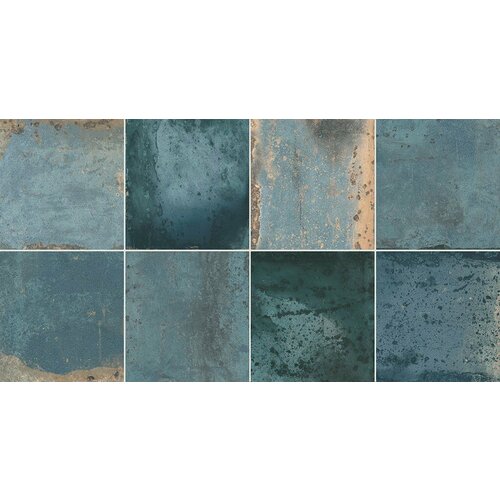 Плитка Geotiles настенная 60x32 Provence Blue глянцевая