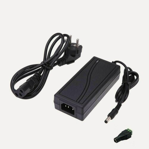 Изображение товара Блок питания 48 вольт 3А 144Вт, пластиковый корпус+ кабель питания