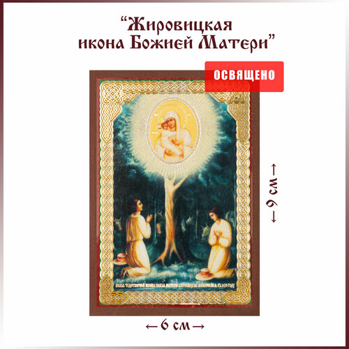 казанская икона божией матери освященная на мдф 6х9 духовный наставник Жировицкая икона Божией Матери освященная на МДФ 6х9 Духовный Наставник