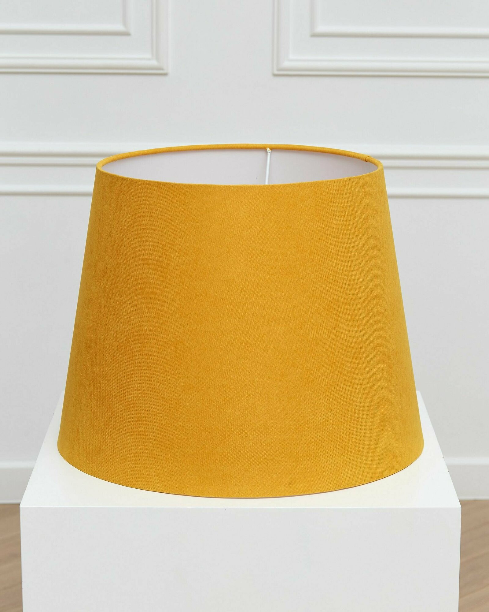 фото Абажур для светильников, Ткань, желтый