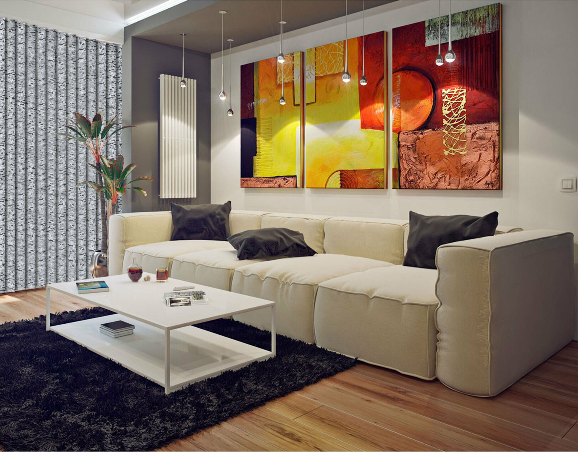 фото Жалюзи вертикальные Уют 9х180 см антрацит