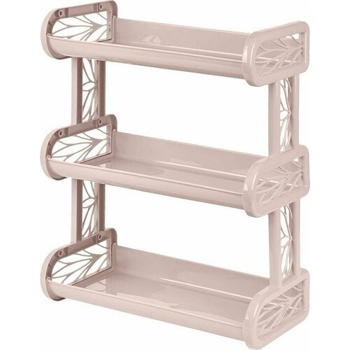 Полка навесная Keeplex Regular трехсекционная (бежевый топаз), 41,6х19х9,5 см KL168312005/BQ1683