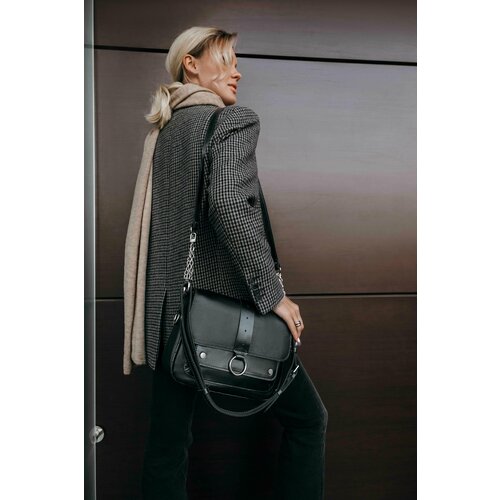 фото Сумка кросс-боди igermann 22с1084кч, фактура матовая, черный