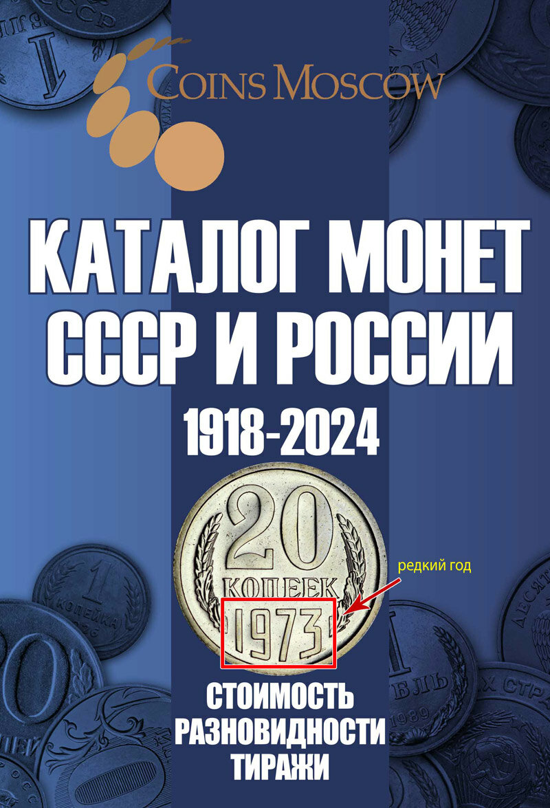 Каталог Монет СССР и России 1918 2024 (c ценами)