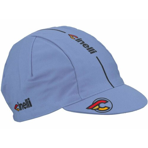 Кепка шлем Cinelli Бейсболка Cinelli Supercorsa Laser Blue летняя, размер OneSize, голубой
