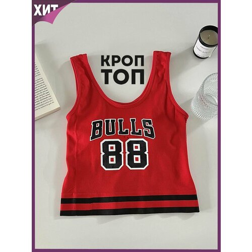 Кроп-топ размер 38/42, красный