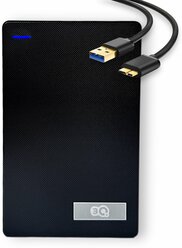 Внешний жесткий диск 1Tb 3Q Portable USB 3.0, Портативный накопитель, черный