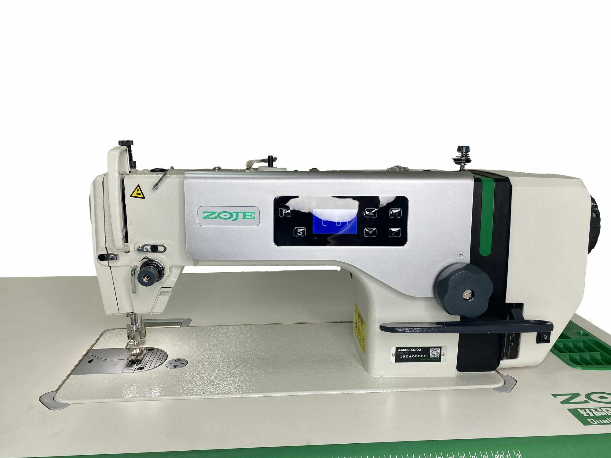 Одноигольная прямострочная швейная машина ZOJE A6000-5G/02