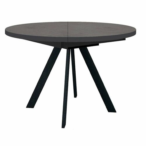 Стол DikLine RD100 Хромикс бронза/опоры black