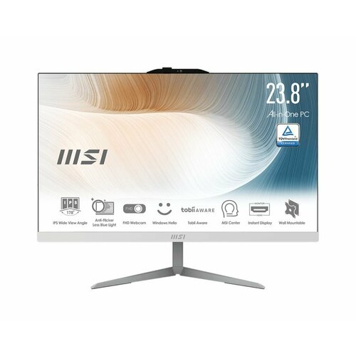 238 Моноблок MSI Modern AM242 12M-492RU белый - 1920x1080 IPS Intel Core i3 1215U 8 ГБ SSD 256 ГБ UHD Graphics Windows 11 Home 6900000₽