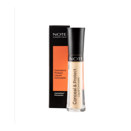 NOTE Консилер жидкий маскирующий защитный Conceal & Protect Liquid Concealer 4,5 мл тон 01