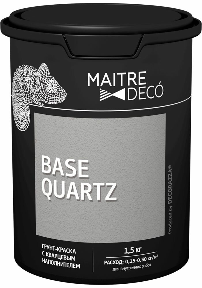 Грунт-краска Maitre Deco Base Quartz 1.5 кг