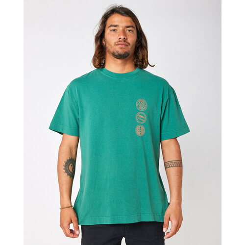 фото Футболка rip curl, размер l, зеленый