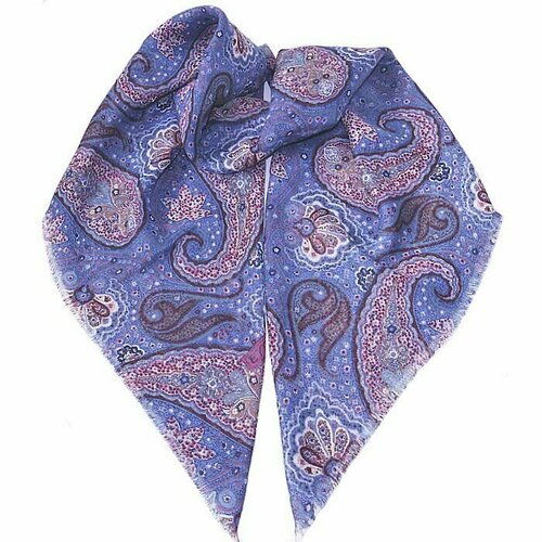 фото Платок ,100х100 см, голубой нет бренда