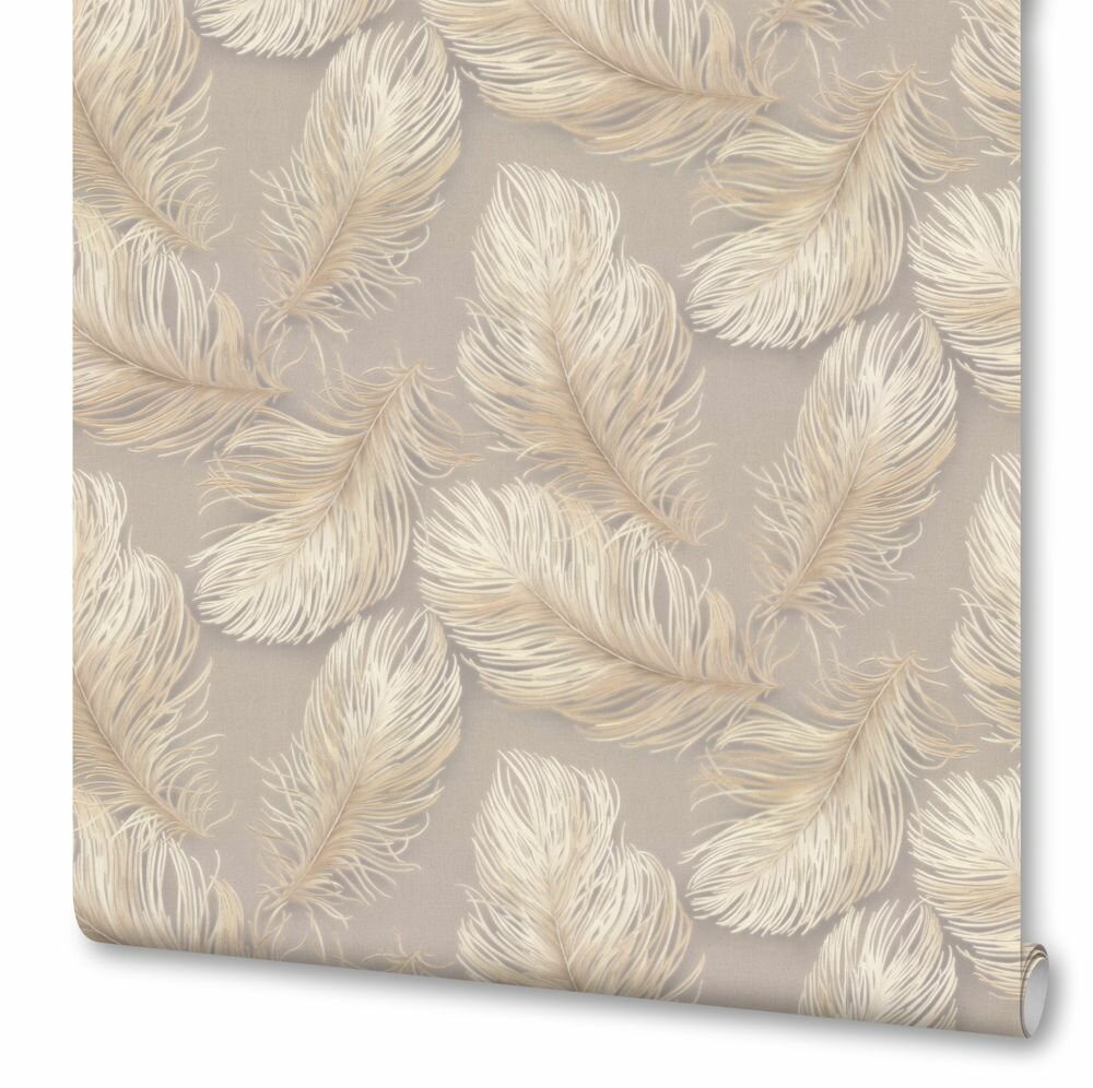 фото Обои флизелиновые Ovk Design Аура коричневые 1.06 м 10884-02