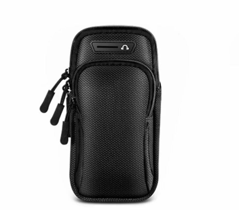 Спортивный чехол на руку для телефона, сумка на плечо, сумка для бега на запястье, черный
