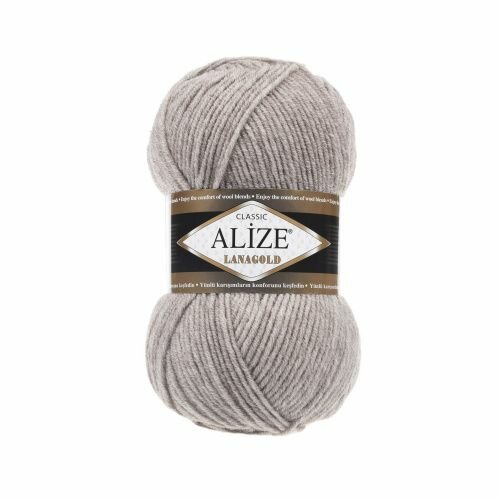 Пряжа Lanagold Alize (207), 100г, 240м, 49% шерсть, 51% акрил (2 шт.)