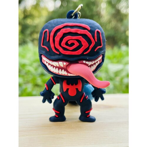 Брелок, синий, красный