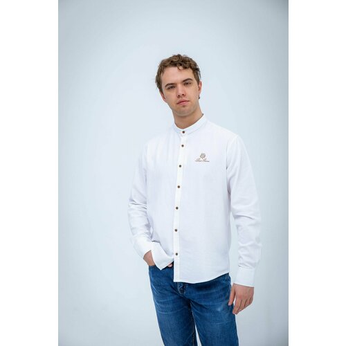 фото Рубашка , размер 46, белый нет бренда