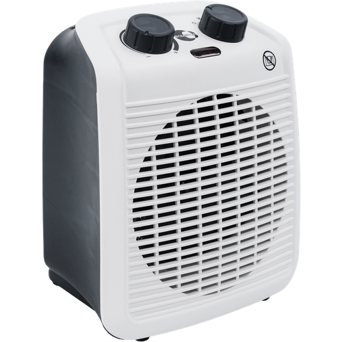 Тепловентилятор спиральный электрический Equation с механическим термостатом 2000 Вт цвет тёмно-серый 316100₽