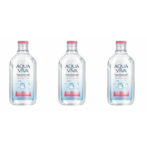 ROMAX Мицеллярная вода для сухой и чувствительной кожи Aqua Viva, 300 мл - 3 шт