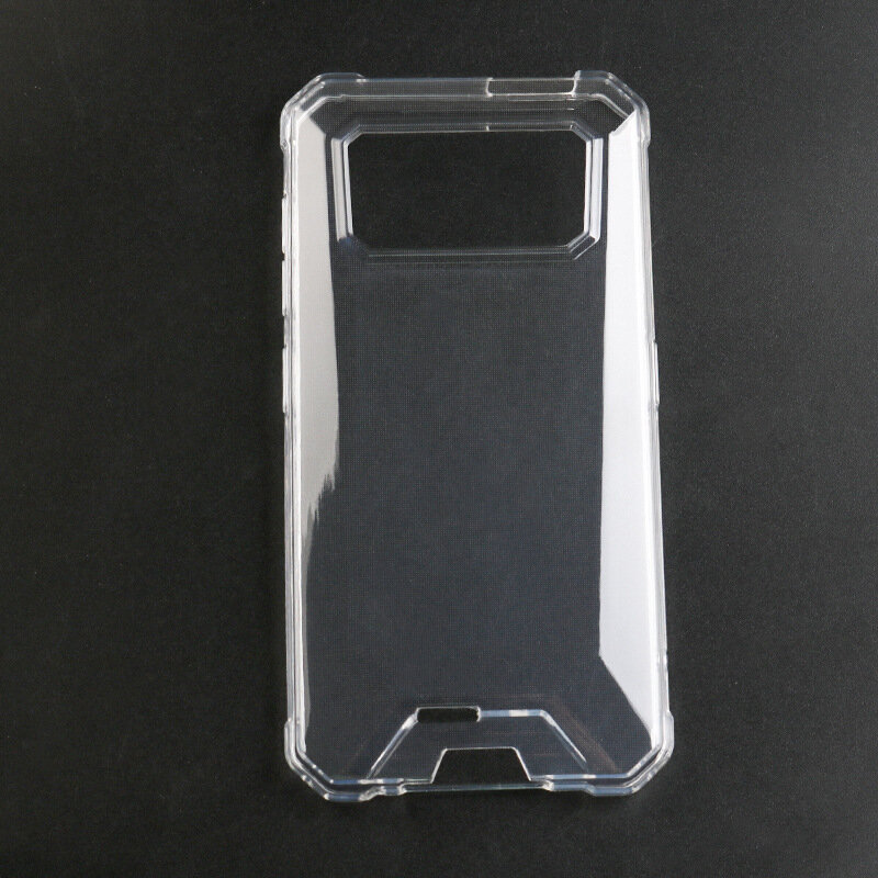 фото Чехол-бампер MyPads Tocco для Oukitel F150 H2022 с усиленной защитой углов противоударный прозрачный