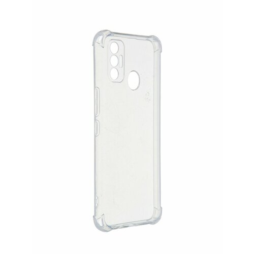 Чехол iBox для Tecno Spark 7 Crystal с усиленными углами Silicone Transparent УТ000036403