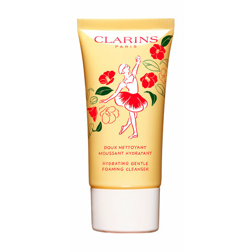 CLARINS Doux Nettoyant Moussant Hydratant Крем для нормальной и сухой кожи очищающий пенящийся, 75 мл, лимит