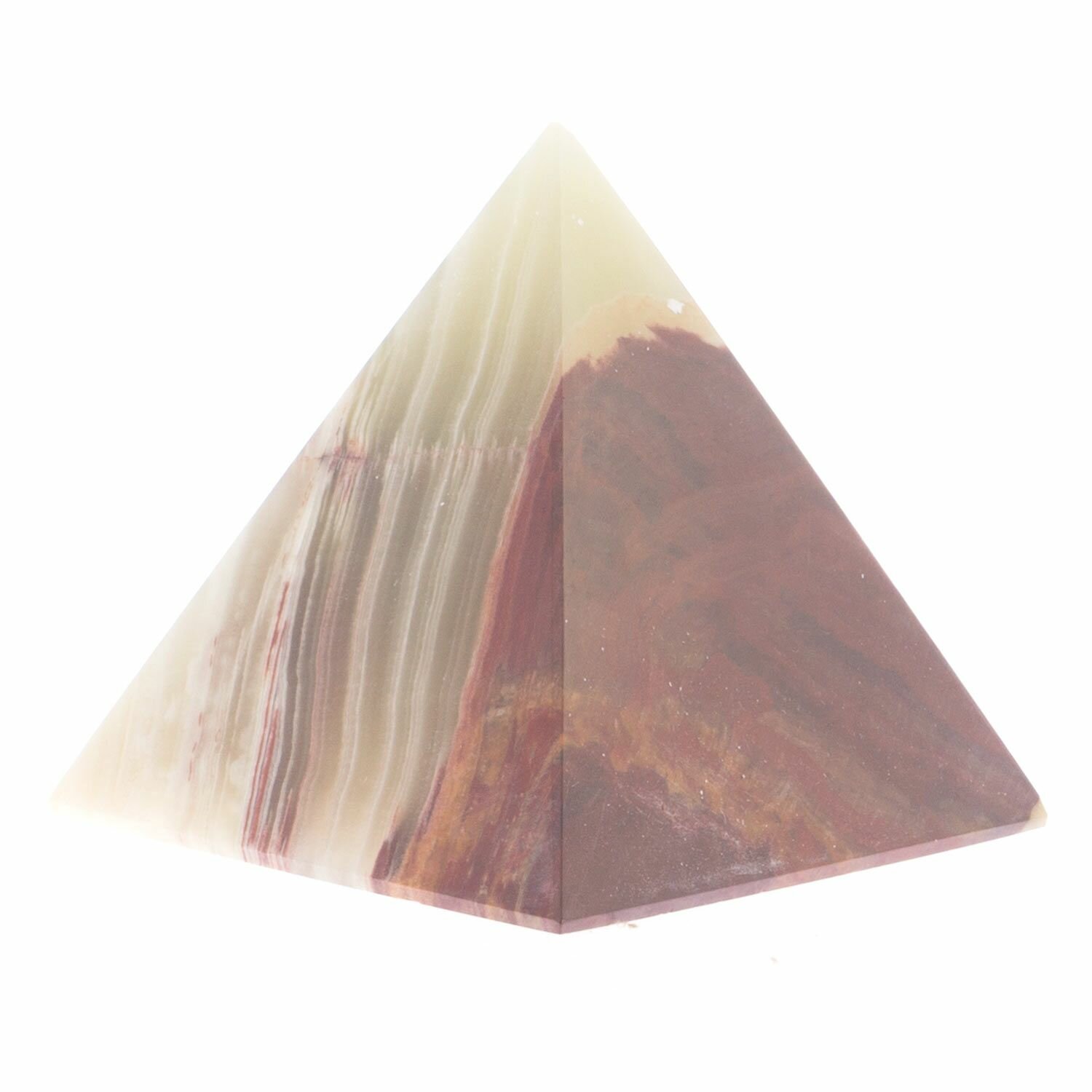 Пирамида камень оникс 7х7х7,5 см (3) 121862