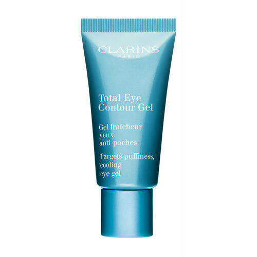 CLARINS Total Eye Contour Gel Гель для устранения следов усталости вокруг глаз охлаждающий, 20 мл