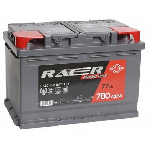 Аккумулятор автомобильный Racer 77 А/ч 780 А прям. пол. Росс. авто (278х175х190)