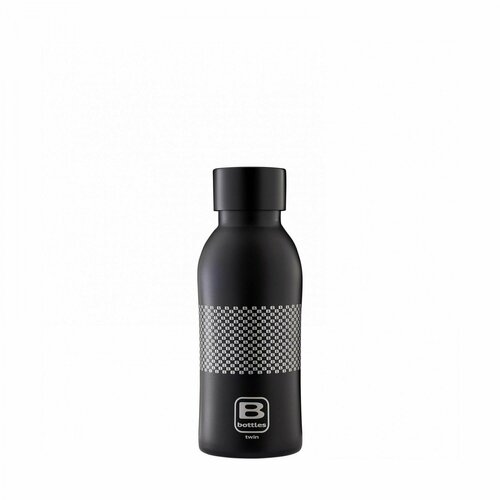 Термос Bugatti B Bottle Twin b pattern BBT-BP350NS две стальные вакуумные стенки, 350 мл, экологичные материалы