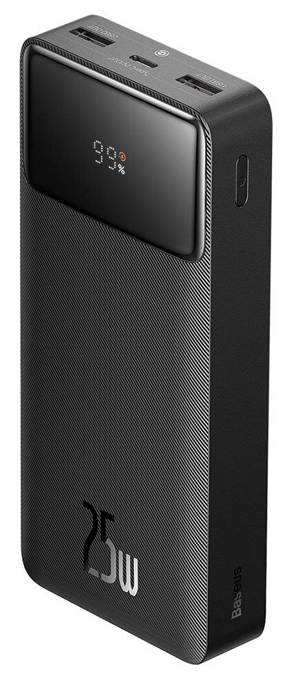 Внешний аккумулятор Baseus Bipow Digital Display Fast charge Power bank 20000mAh 25W black