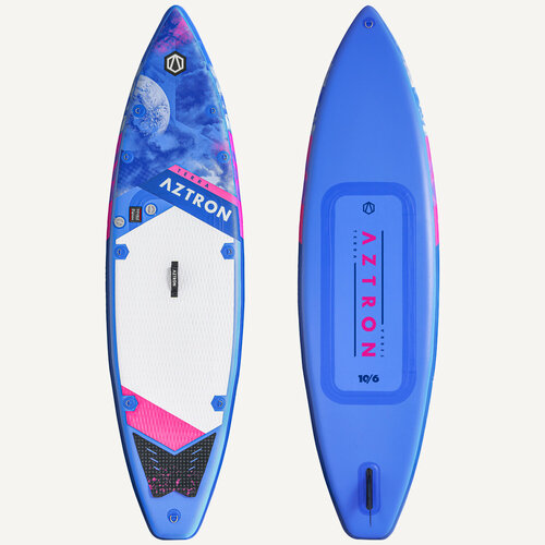 надувная доска sup комплект aztron orion surf isup assorted Aztron SUP board доска TERRA Touring SS23, 10'6', 3.2 м синий, 10'6', 9 кг